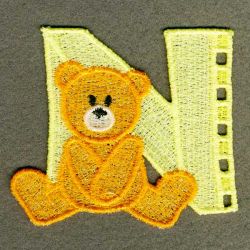 FSL Bear Alphabets 14 machine embroidery designs