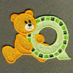 FSL Bear Alphabets 17 machine embroidery designs