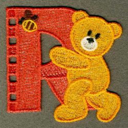 FSL Bear Alphabets 18 machine embroidery designs