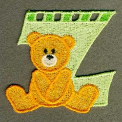 FSL Bear Alphabets 26 machine embroidery designs
