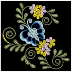Butterfly Flower Decorations 06(Sm) machine embroidery designs
