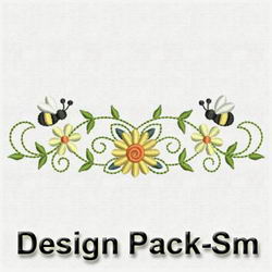 Bee Border Decorations(Sm) machine embroidery designs