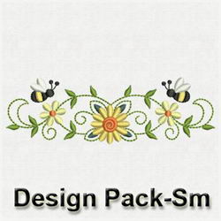 Bee Border Decorations(Sm) machine embroidery designs