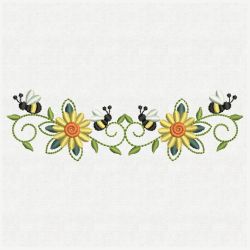 Bee Border Decorations 01(Sm) machine embroidery designs