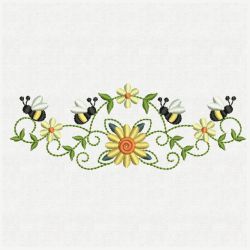 Bee Border Decorations 10(Md) machine embroidery designs