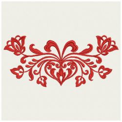 Heirloom Flowers Damask 01(Md) machine embroidery designs