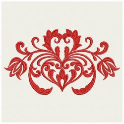 Heirloom Flowers Damask 02(Sm) machine embroidery designs