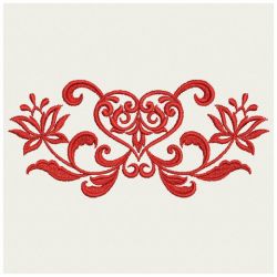 Heirloom Flowers Damask 05(Md) machine embroidery designs