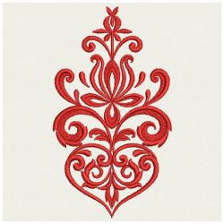 Heirloom Flowers Damask 07(Sm) machine embroidery designs