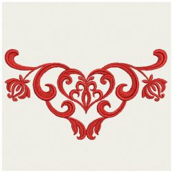 Heirloom Flowers Damask 09(Sm) machine embroidery designs