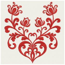 Heirloom Flowers Damask 10(Lg) machine embroidery designs