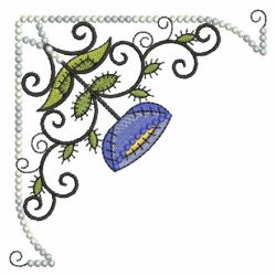 Patchwork Floral Corners 08(Sm) machine embroidery designs