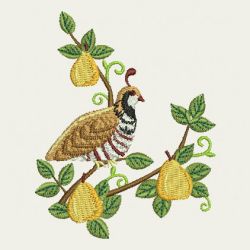 Christmas Quail 10 machine embroidery designs