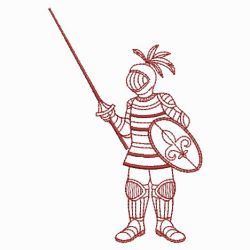 Redwork Little Knight 02(Lg) machine embroidery designs