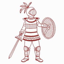 Redwork Little Knight 03(Sm) machine embroidery designs