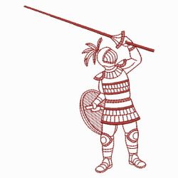 Redwork Little Knight 04(Lg) machine embroidery designs