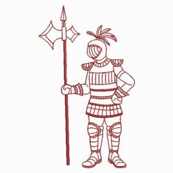 Redwork Little Knight 07(Md) machine embroidery designs