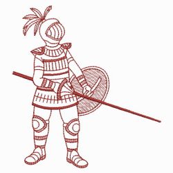 Redwork Little Knight 08(Lg) machine embroidery designs