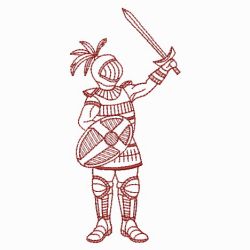 Redwork Little Knight 09(Lg) machine embroidery designs