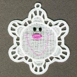 FSL Smile Snowflakes 01 machine embroidery designs