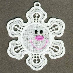 FSL Smile Snowflakes 02 machine embroidery designs