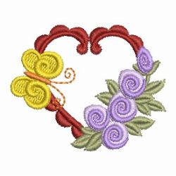 Heirloom Curly Roses 05 machine embroidery designs