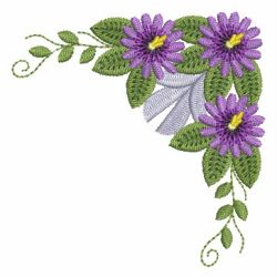 Heirloom Flower and Ribbon 01 machine embroidery designs