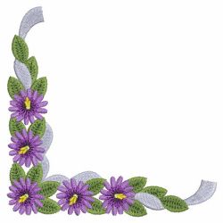 Heirloom Flower and Ribbon 02 machine embroidery designs