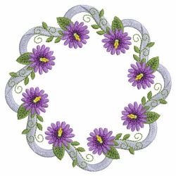 Heirloom Flower and Ribbon 05 machine embroidery designs