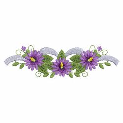 Heirloom Flower and Ribbon 08 machine embroidery designs
