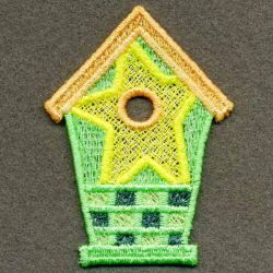 FSL Colorful Birdhouses 01 machine embroidery designs