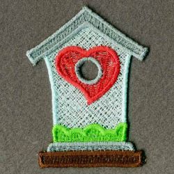 FSL Colorful Birdhouses 04 machine embroidery designs