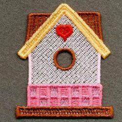 FSL Colorful Birdhouses 05 machine embroidery designs