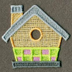 FSL Colorful Birdhouses 10 machine embroidery designs