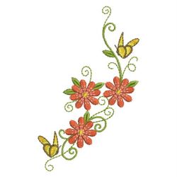 Dancing Butterflies 02 machine embroidery designs