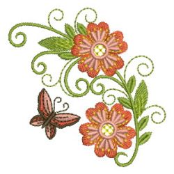 Dancing Butterflies 10 machine embroidery designs