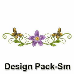 Dancing Butterfly Borders(Sm) machine embroidery designs