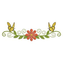 Dancing Butterfly Borders 03(Sm) machine embroidery designs