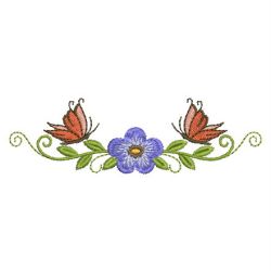 Dancing Butterfly Borders 05(Md) machine embroidery designs