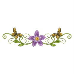 Dancing Butterfly Borders 06(Lg) machine embroidery designs