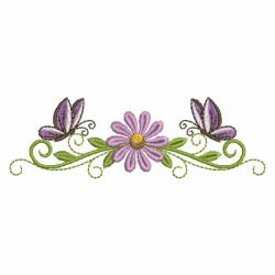 Dancing Butterfly Borders 09(Lg) machine embroidery designs