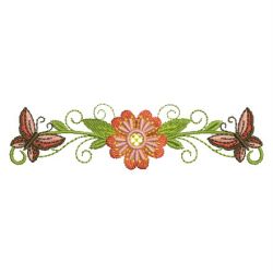 Dancing Butterfly Borders 10(Md) machine embroidery designs