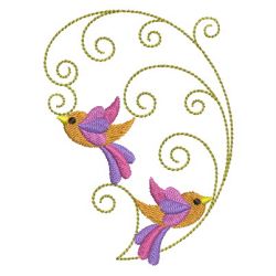 Abstract Birds 02 machine embroidery designs