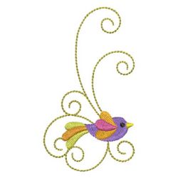 Abstract Birds 10 machine embroidery designs