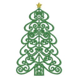 Satin Christmas Trees 03(Lg) machine embroidery designs