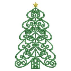 Satin Christmas Trees 03(Md) machine embroidery designs