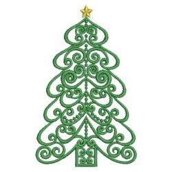 Satin Christmas Trees 03(Sm) machine embroidery designs