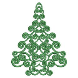 Satin Christmas Trees 10(Md) machine embroidery designs