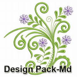 Decorative Flowers(Md) machine embroidery designs