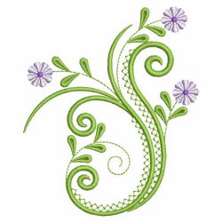 Decorative Flowers 01(Lg) machine embroidery designs